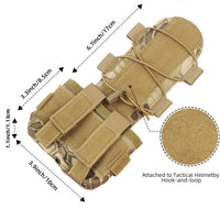 Pochette Batterie Casque MK2 - Contrepoids Vision Nocturne Cordura