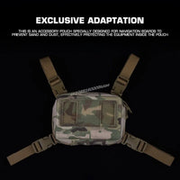 Support Téléphone Tactique MOLLE Pliable - Pochette Navigation GPS