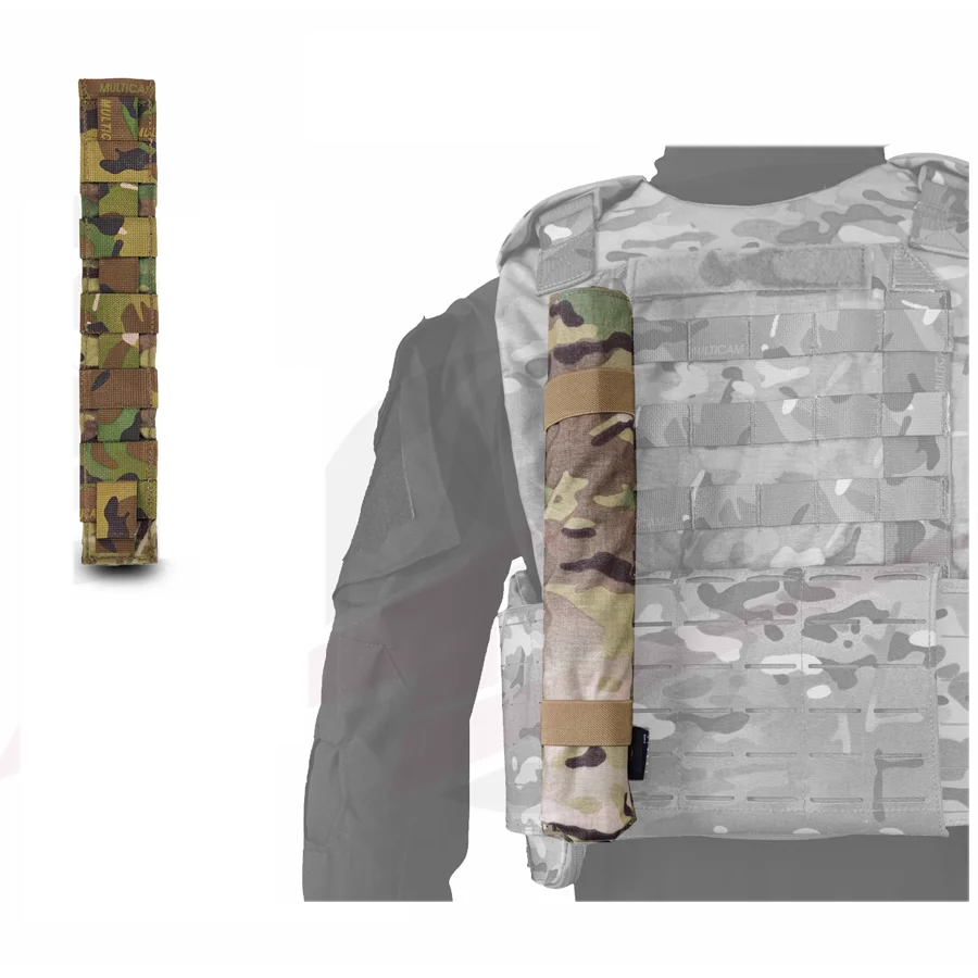 Pochette Longue MOLLE Style C4 - Étui Outils Tactique 30cm Nylon 500D