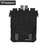 IDOGEAR sac à dos tactique fermeture éclair sur panneau arrière Support Quad Mag YKK fermeture éclair sac de Support polyvalent pour gilet de chasse 35141