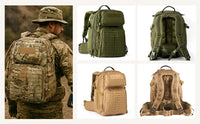 Sac à Dos Tactique Militaire AKmax 48H - Pack d'Assaut MOLLE avec Hydratation 3L