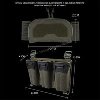 Pochette Chargeurs Tactique Triple Magnétique - Multi-Calibre M4 5.56 9mm Glock