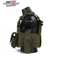Gilet Porte-Plaques LBT6094A + 3 Pochettes - Cordura 500D MOLLE