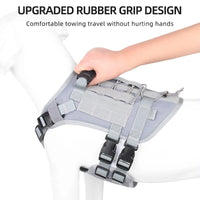 Harnais Tactique Oxford Anti-Traction - Gilet Léger Réfléchissant Grands Chiens