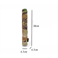 Pochette Longue MOLLE Style C4 - Étui Outils Tactique 30cm Nylon 500D