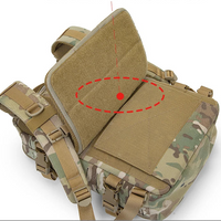 Sac à Dos Tactique 1000D MOLLE - Transport de Casque  et Randonnée