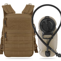 Sac d'Hydratation Tactique MOLLE 1,5L - Vessie d'Eau Modulaire