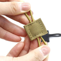 Attaches Élastiques MOLLE - Lot de 10 Sangles Nylon pour Équipement Tactique