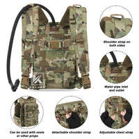 Sac d'Hydratation Tactique MOLLE 1,5L - Vessie d'Eau Modulaire