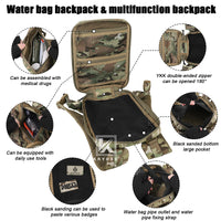 Sac d'Hydratation Tactique MOLLE 1,5L - Vessie d'Eau Modulaire