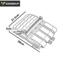 IDOGEAR sac à dos tactique fermeture éclair sur panneau arrière Support Quad Mag YKK fermeture éclair sac de Support polyvalent pour gilet de chasse 35141