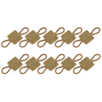 Attaches Élastiques MOLLE - Lot de 10 Sangles Nylon pour Équipement Tactique