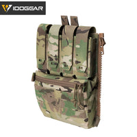 IDOGEAR sac à dos tactique fermeture éclair sur panneau arrière Support Quad Mag YKK fermeture éclair sac de Support polyvalent pour gilet de chasse 35141