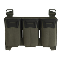 Pochette Triple Magnétique + Admin MOLLE - Multi-Calibre Cordura