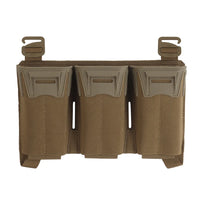 Pochette Triple Magnétique + Admin MOLLE - Multi-Calibre Cordura