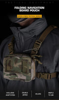 Support Téléphone Tactique MOLLE Pliable - Pochette Navigation GPS