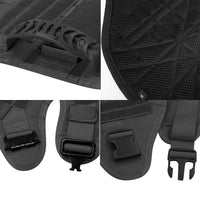 Harnais Tactique Militaire pour Chien - Gilet MOLLE avec Pochettes Nylon