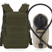 Sac d'Hydratation Tactique MOLLE 1,5L - Vessie d'Eau Modulaire