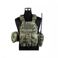Gilet Porte-Plaques LBT6094A + 3 Pochettes - Cordura 500D MOLLE